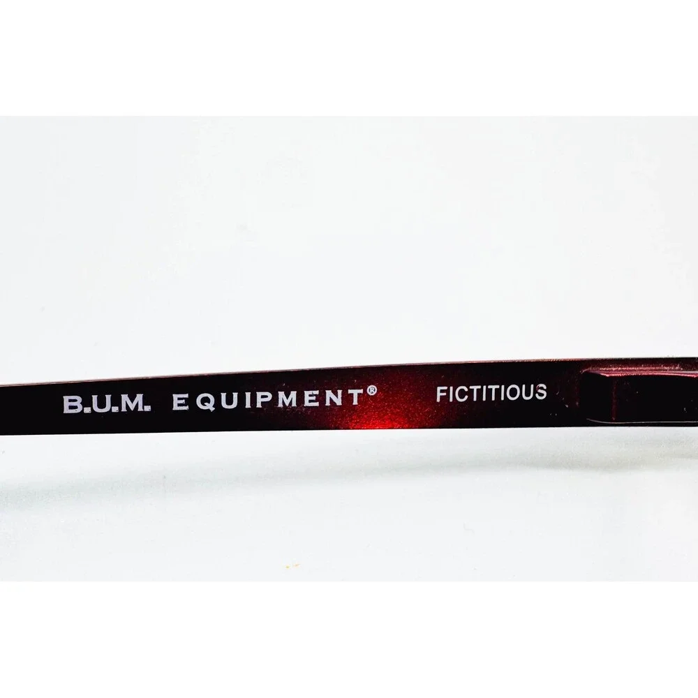 B.U.M. Equipment Eyeglasses Womens Black Wine Fictitious Cat Eye 50-17-135